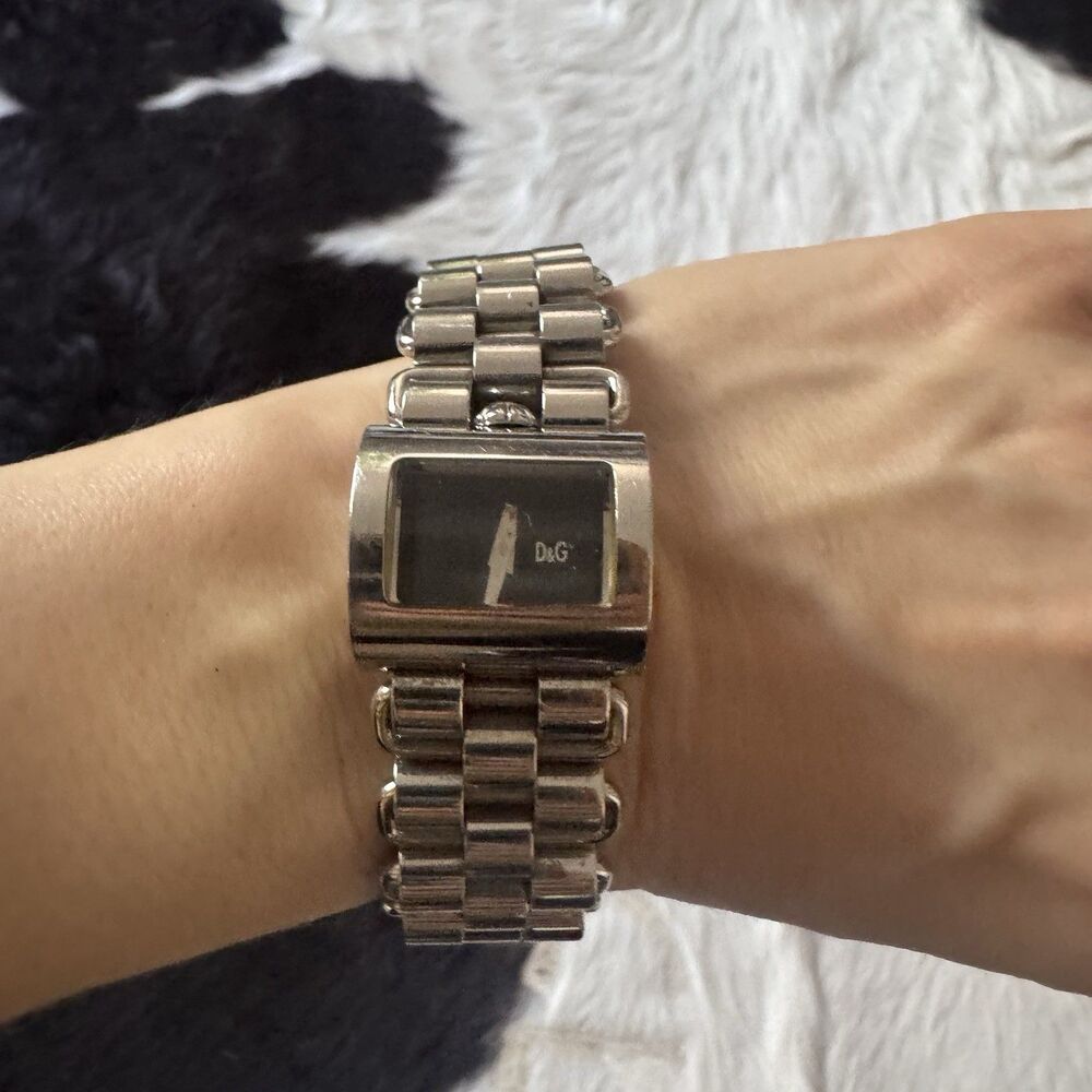 Dolce & Gabana Unisex Watch Bracelet Stainless Still Water Resistant Y2K Grunge